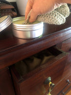 Beeswax Leather & Wood Conditioner – Warm Spice 250g