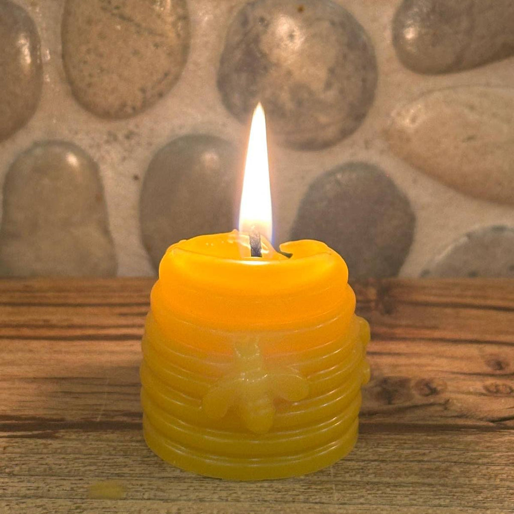 Baby Bee-Hive Beeswax Candle – 100% Pure