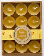 Beeswax Tealight Candles – Set of 12