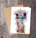 "Priscilla of the Desert" Emu Greeting Card
