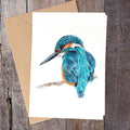 "Spotter" Kingfisher Greeting Card