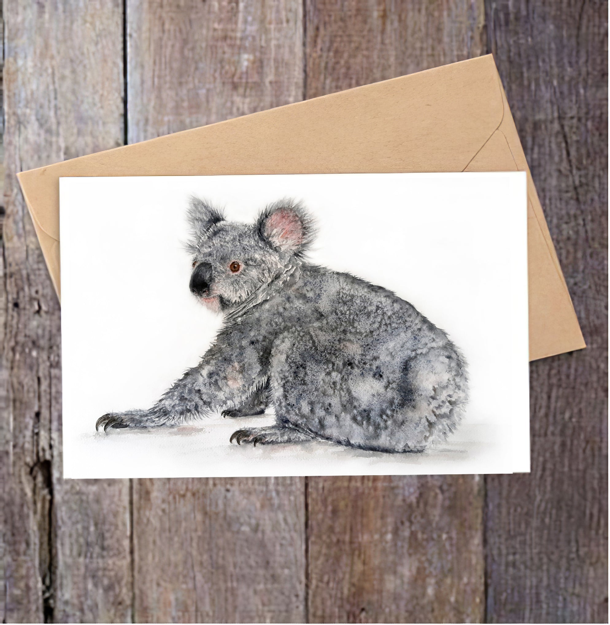 "Ellie" Koala Greeting Card