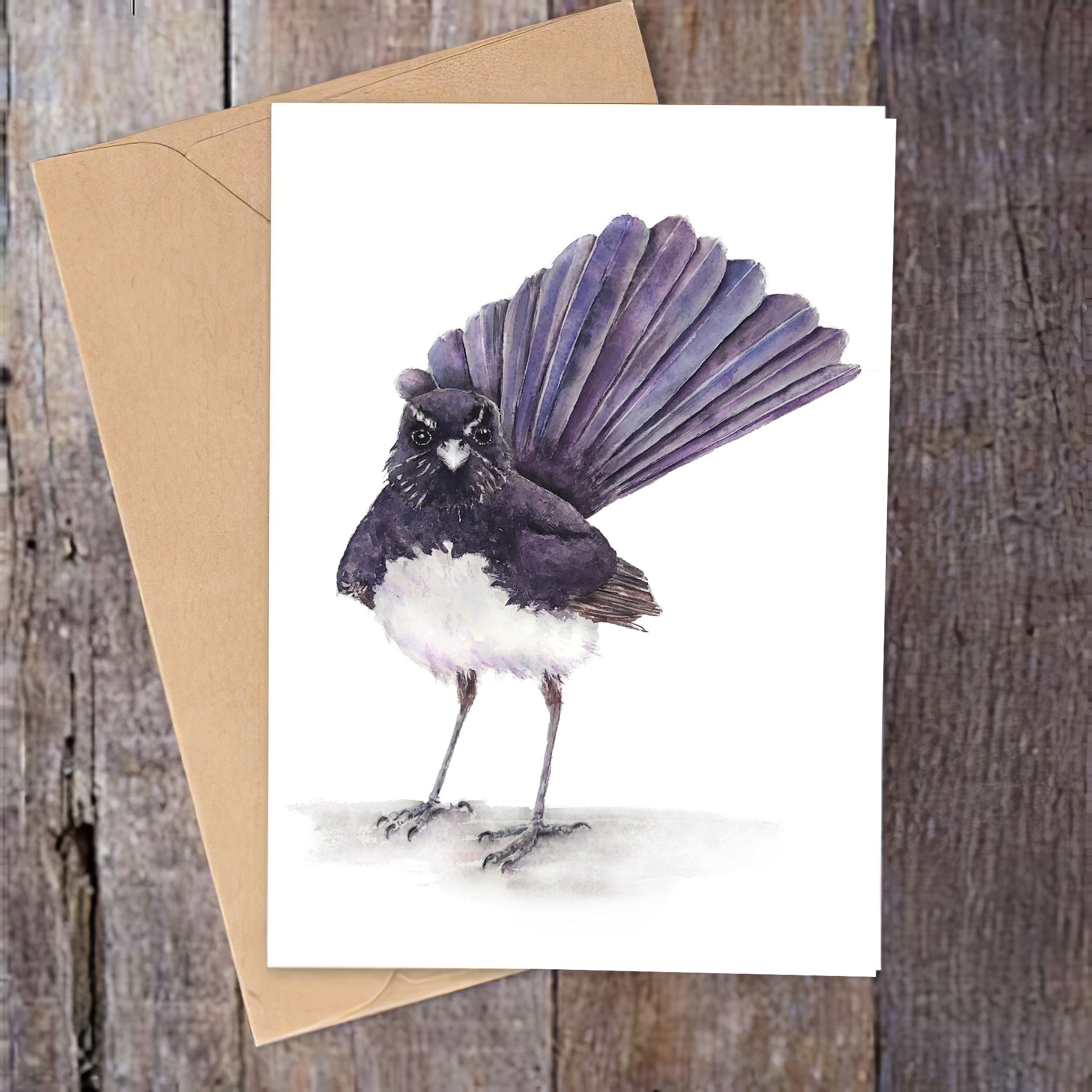 "Wilbur" Wagtail Greeting Card
