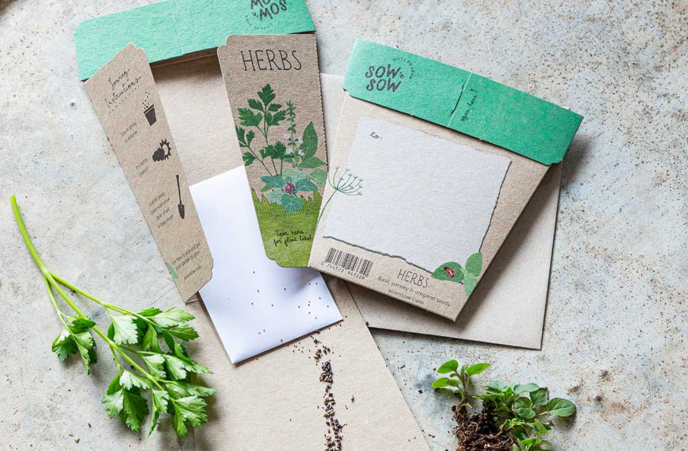 Garden Herbs Gift of Seeds