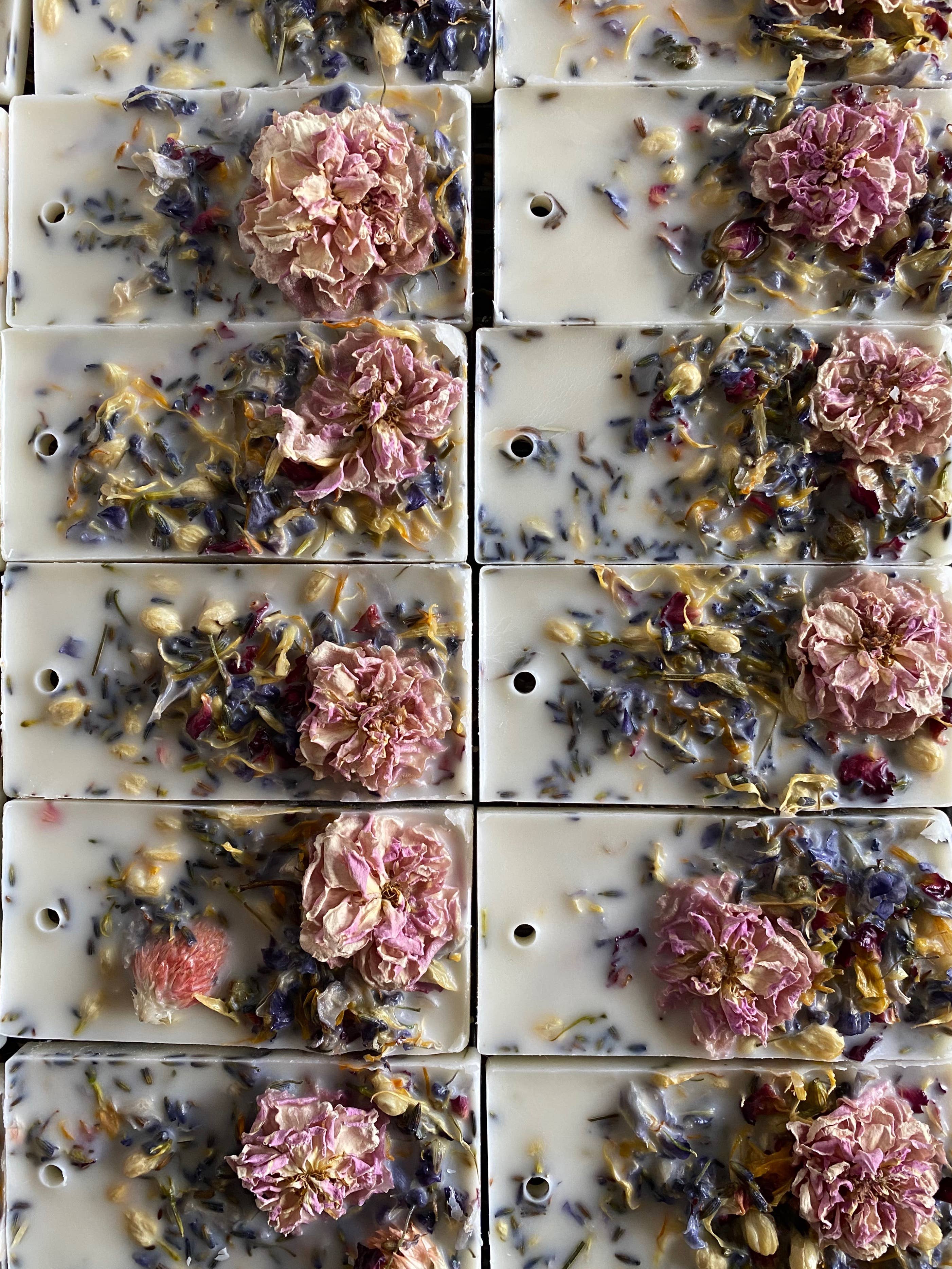 Dusty Rose Organic Perfume Infused Wax Tablet