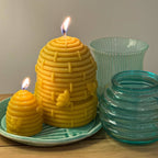 Baby Bee-Hive Beeswax Candle – 100% Pure